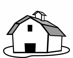 Farm clipart black and white schliferaward - ClipartAndScrap