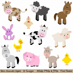Farm Animals Clipart, Farm Animals Clip Art, Barnyard Clipart ...