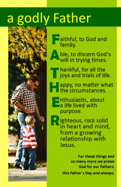 Fathers Day Bulletin Insert | Effective Church Communications