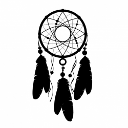 Dream Catcher Silhouette Clipart Free Stock Photo - Public ...