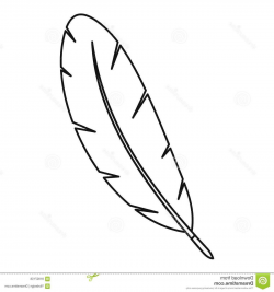 Feather outline clipart clipart images gallery for free ...