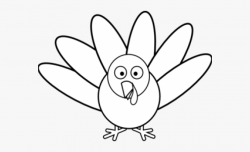 Feather Outline Cliparts - Turkey Clip Art Black ...