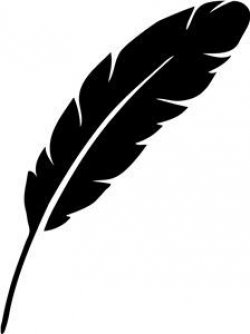 simple feather silhouette - Google Search | Silhouette ...