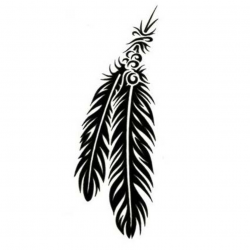 Tribal Feather Clipart - Clip Art Library