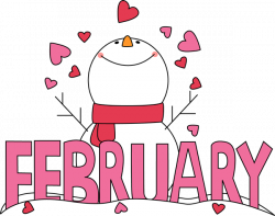February Clip Art | Month of February Snowman Love Clip Art Image ...