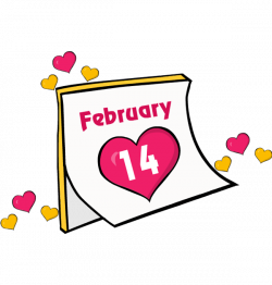 Clip art valentines day calender date feb february - Cliparting.com