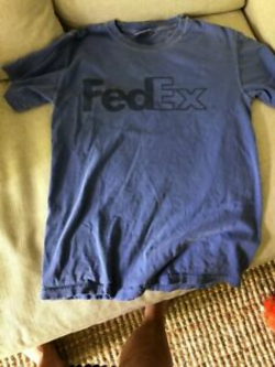 Details about Fedex Logo Small Blue T-Shirt Federal Express Comfort Colors  Cotton VGUC