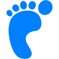 Baby Feet Clip Art - 50 cliparts