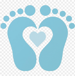 baby shower boy png - baby feet with heart clip art PNG ...