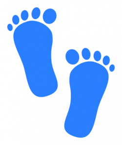 Baby boy footprints | Public domain vectors