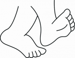 Feet Clipart Black And White | Free download best Feet ...