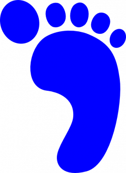 Blue Foot Clip Art at Clker.com - vector clip art online ...