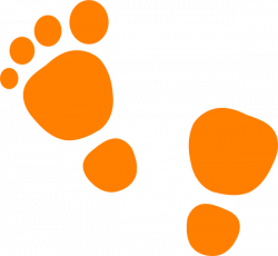 Orange Feet Clip Art at Clker.com - vector clip art online ...