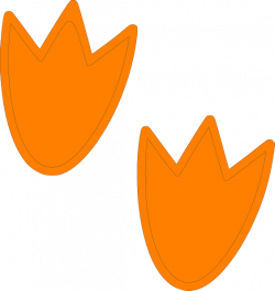 Foot clipart orange, Foot orange Transparent FREE for ...