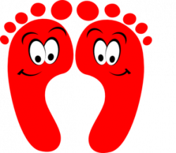 Red Happy Feet Clip Art at Clker.com - vector clip art ...