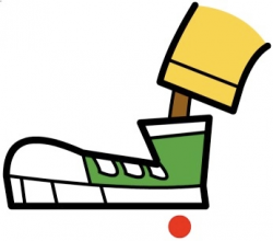 Animated walking feet clipart - Clip Art Library