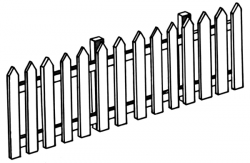 Fence Clip Art Black And White | Clipart Panda - Free ...
