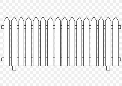 Picket Fence Clip Art, PNG, 2400x1697px, Fence, Black And ...