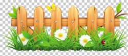 Picket fence Flower garden Lawn , Fence, fence with white ...