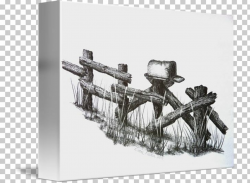 Drawing Split-rail Fence Pencil Sketch PNG, Clipart, Black ...
