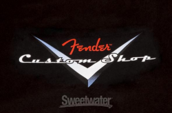 Fender Custom Shop Original Logo T-Shirt - Black, Large ...