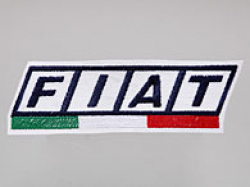 FIAT Logo & Italian Flag Patch (White Base) : Italian Auto ...
