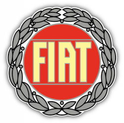 Fiat Logo Auto Classic Car Bumper Sticker Decal 5\'\' X 5\'\'