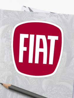 FIAT logo (network) | Sticker