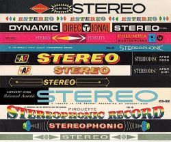 Such a big fan of old school stereo and music marketing ...