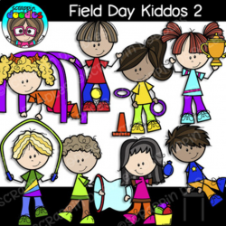 Field Day Kiddos 2 Clipart {Scrappin Doodles Clipart}