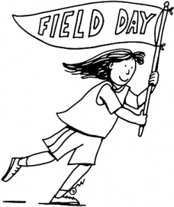 Field Day Clipart Black And White