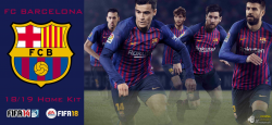 FC Barcelona 18-19 Home Kit (Official Version) [FIFA 14 ...