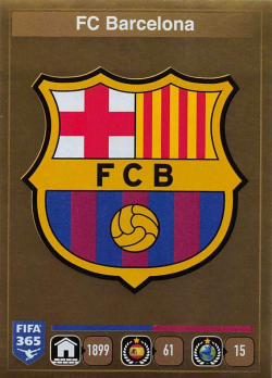 Amazon.com: 2015-16 Panini FIFA 365 Stickers #341 Logo FC ...