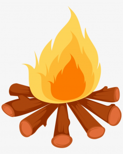 Black And White Campfire Clipart - Fire Camping Vector Png - Free ...