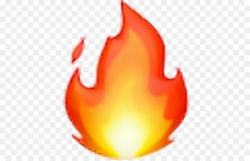 Emoji, Fire, Orange, transparent png image & clipart free download