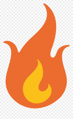 Flame Clipart Emoji - Transparent Fire Emoji Png (#1183264) - PinClipart