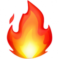 A fire or burning icon. - | Designzz in 2019 | Snapchat emojis ...