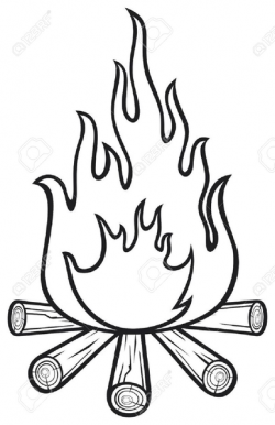 Black And White Fire Clipart | Free Images at Clker.com - vector ...