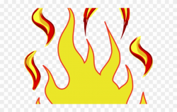 Fire Flames Clipart Outline - Flames Clip Art - Png Download ...