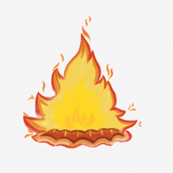 Red Flame High Temperature Burning, Enthusiasm, Fire, Real Style PNG ...