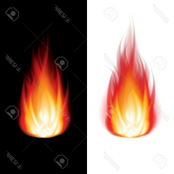 HD Realistic Fire Drawing Vector Design » Free Vector Art, Images ...