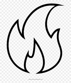 Black And White Flame Transprent Png Free - Flames Fire Clipart ...