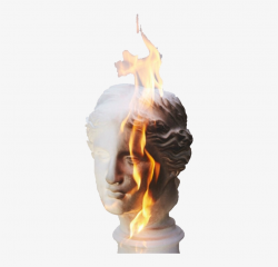 Sculpture Fire Aesthetic Vaporwave - Statue Art Aesthetic ...