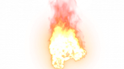 How do I blend a black-background fire image in Photoshop ...