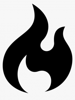 Flames Transparent Png -black Flame Icon Png - Fire Icon ...