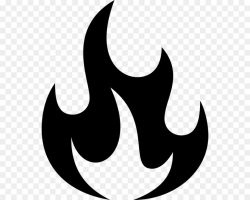 Flame Png Black And White & Transparent #255725 - PNG Images ...