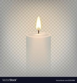 Stock realistic candle flame