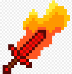 fire sword - minecraft PNG image with transparent background ...