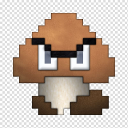 Super Mario Bros. Goomba, 8 BIT transparent background PNG ...