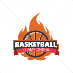 Basketball championship logo element Vector Image - 1992039 ...